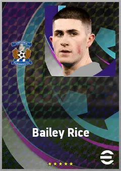 Bailey Rice eFootball 2026 player card, 67 OVR DMF