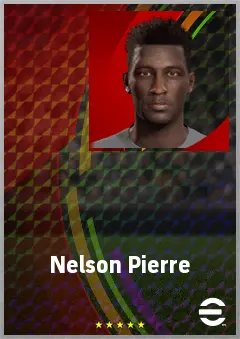 Nelson Pierre eFootball 2026 player card, 64 OVR CF