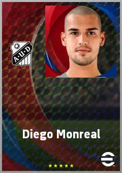 Diego Monreal eFootball 2026 player card, 66 OVR CB