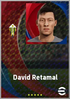 David Retamal eFootball 2026 player card, 65 OVR CB