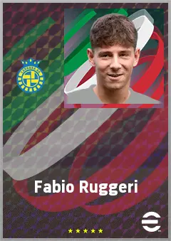 Fabio Ruggeri eFootball 2026 player card, 69 OVR CB