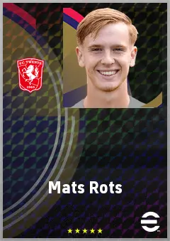 Mats Rots eFootball 2026 player card, 68 OVR LB