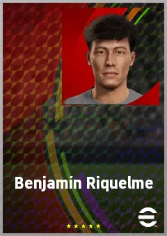 Benjamín Riquelme eFootball 2026 player card, 64 OVR CF