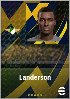 Landerson eFootball 2026 player card, 63 OVR CF