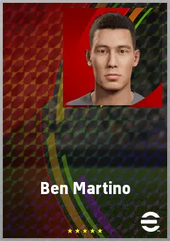 Ben Martino eFootball 2026 player card, 66 OVR GK