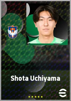 Uchiyama Shota eFootball 2026 player card, 65 OVR GK
