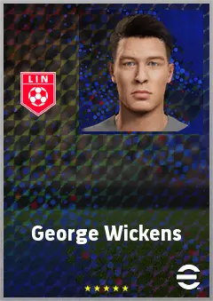 George Wickens eFootball 2026 player card, 70 OVR GK