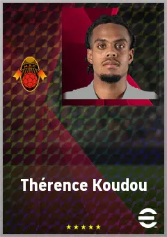 Thérence Koudou eFootball 2026 player card, 69 OVR RB