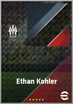 Ethan Kohler eFootball 2026 player card, 64 OVR CB