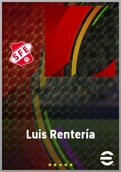 Luis Rentería eFootball 2026 player card, 66 OVR LB