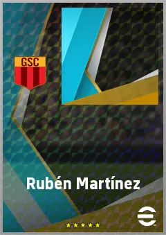 Rubén Martínez eFootball 2026 player card, 70 OVR DMF