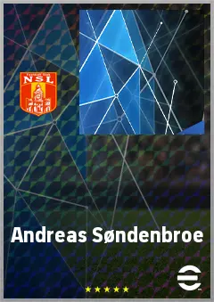 Andreas Søndenbroe eFootball 2026 player card, 60 OVR GK