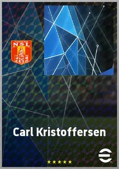 Carl Kristoffersen eFootball 2026 player card, 59 OVR CMF