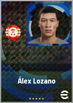 Álex Lozano eFootball 2026 player card, 66 OVR RWF