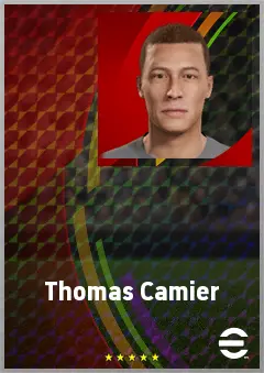 Thomas Camier eFootball 2026 player card, 63 OVR CB