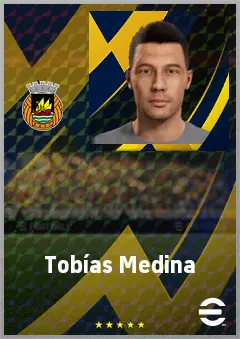 Tobías Medina eFootball 2026 player card, 67 OVR AMF