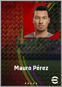 Mauro Pérez eFootball 2026 player card, 66 OVR CF