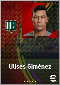 Ulises Giménez eFootball 2026 player card, 68 OVR CB