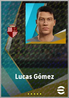 Lucas Gómez eFootball 2026 player card, 69 OVR CMF