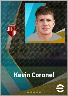 Kevin Coronel eFootball 2026 player card, 68 OVR RB