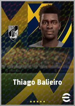 Thiago Balieiro eFootball 2026 player card, 67 OVR CB