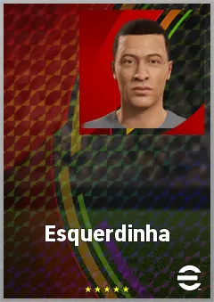 Esquerdinha eFootball 2026 player card, 67 OVR LB