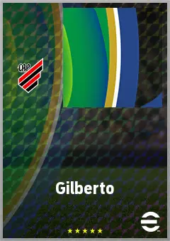 Gilberto eFootball 2026 player card, 67 OVR RB