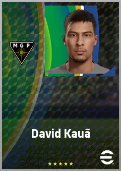 David Kauã eFootball 2026 player card, 66 OVR CMF