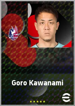 Kawanami Goro eFootball 2026 player card, 67 OVR GK