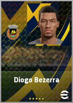 Diogo Bezerra eFootball 2026 player card, 71 OVR LWF
