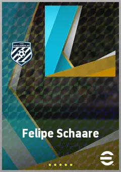 Felipe Schaare eFootball 2026 player card, 63 OVR CMF