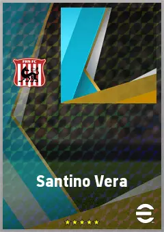 Santino Vera eFootball 2026 player card, 70 OVR CMF
