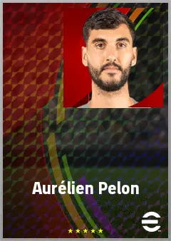 Aurélien Pelon eFootball 2026 player card, 64 OVR CB