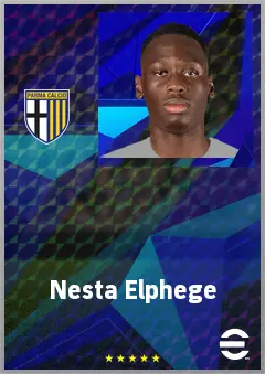 Nesta Elphege eFootball 2026 player card, 67 OVR CF