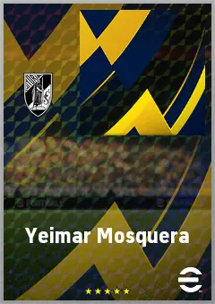 Yeimar Mosquera eFootball 2026 player card, 63 OVR CB