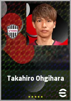 Ohgihara Takahiro eFootball 2026 player card, 71 OVR DMF
