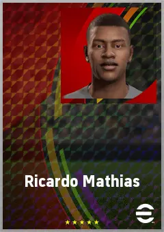 Ricardo Mathias eFootball 2026 player card, 67 OVR CF