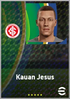 Kauan Jesus eFootball 2026 player card, 66 OVR GK
