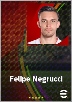 Felipe Negrucci eFootball 2026 player card, 66 OVR DMF