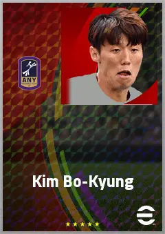 Kim Bo-Kyung eFootball 2026 player card, 68 OVR AMF