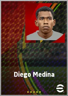 Diego Medina eFootball 2026 player card, 68 OVR RB