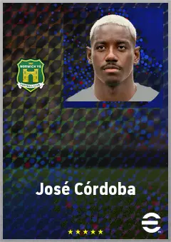 José Córdoba eFootball 2026 player card, 70 OVR CB