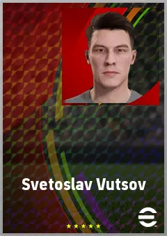 Svetoslav Vutsov eFootball 2026 player card, 69 OVR GK