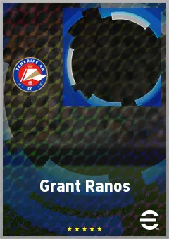 Grant Ranos eFootball 2026 player card, 67 OVR CF