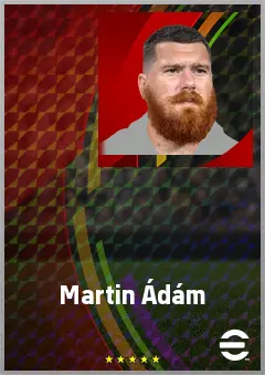 Martin Ádám eFootball 2026 player card, 72 OVR CF