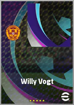 Willy Vogt eFootball 2026 player card, 68 OVR LWF