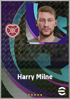 Harry Milne eFootball 2026 player card, 70 OVR LB