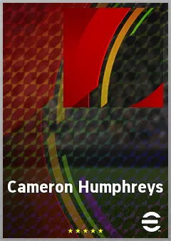 Cameron Humphreys eFootball 2026 player card, 68 OVR CMF