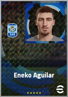 Eneko Aguilar eFootball 2026 player card, 67 OVR LB