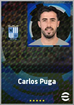 Carlos Puga eFootball 2026 player card, 68 OVR RB
